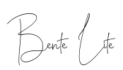Bente Lite Font Image