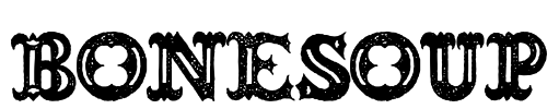 BONESOUP Font Image