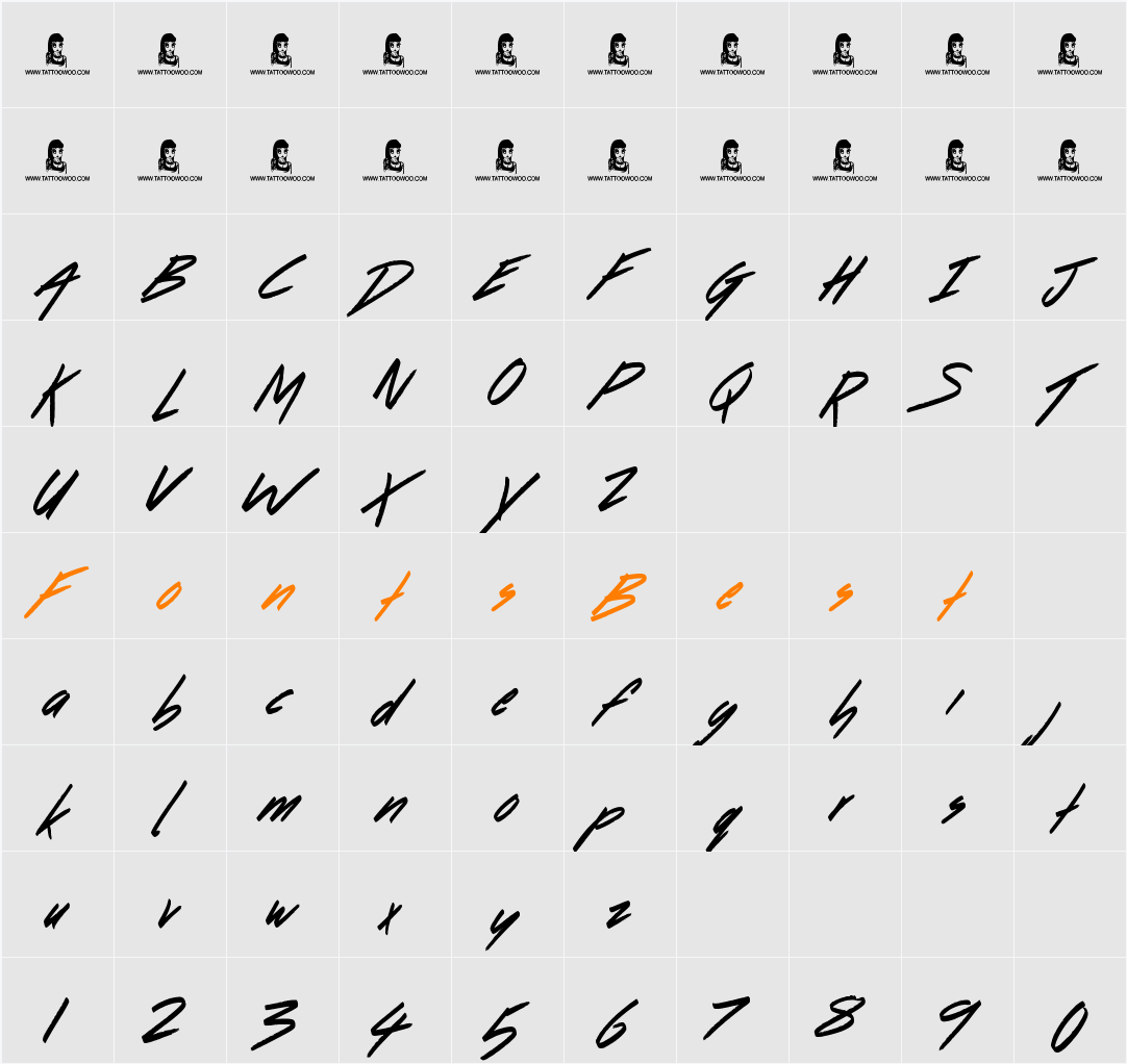 Dancing on the Beach Character Map