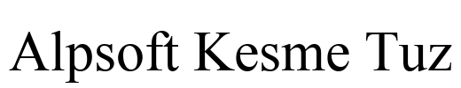 Alpsoft Kesme Tuz