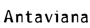 Antaviana Font Image