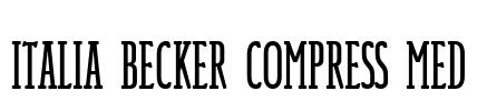 Italia Becker Compress Med