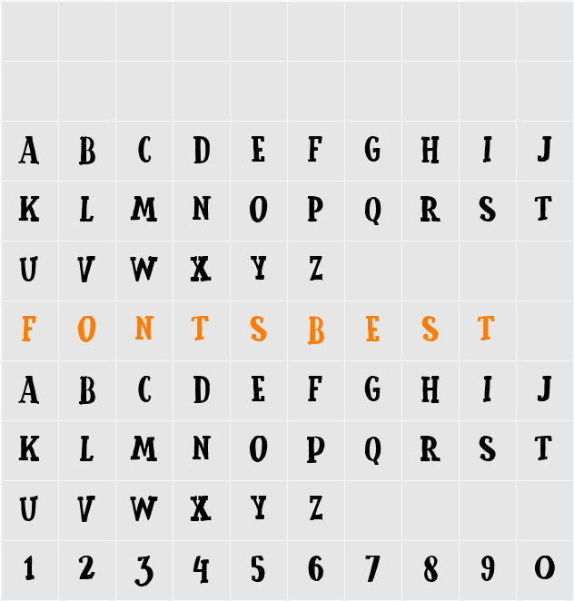 Cemong Character Map