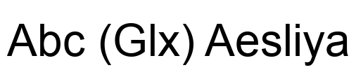 Abc (Glx) Aesliya