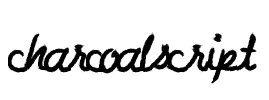 CharcoalScript Font Image