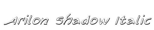 Arilon Shadow Italic