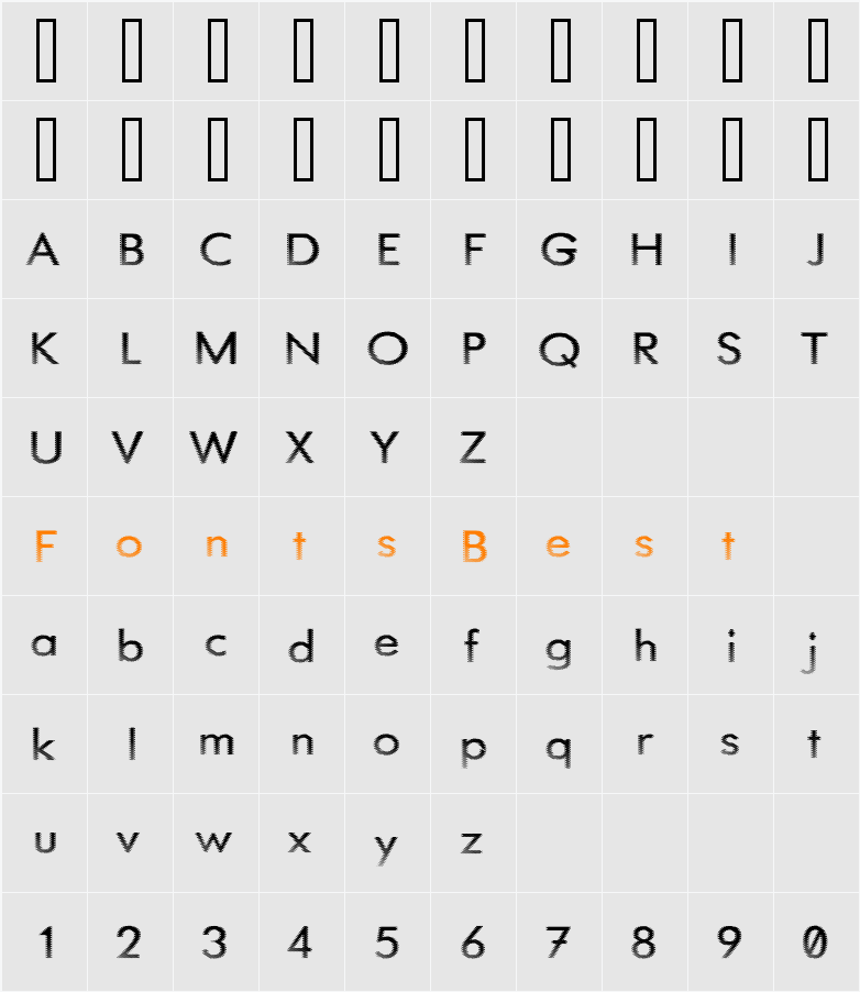 Need Glasses ? Character Map