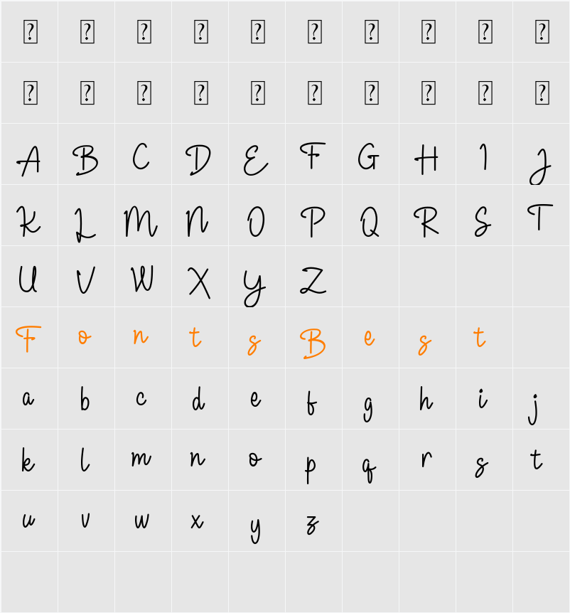 Allanis Character Map
