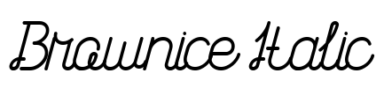 Brownice Italic