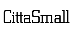 CittaSmall Font Image