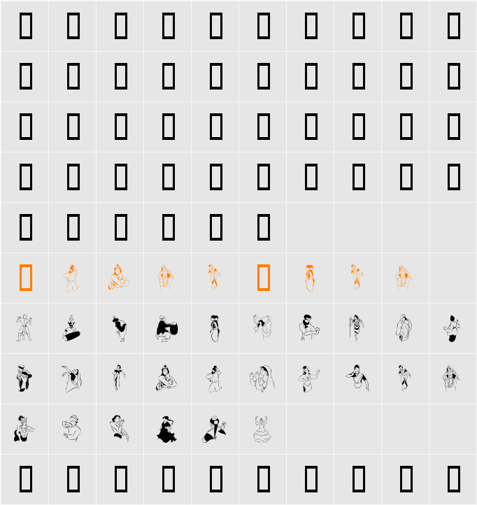 Dancer In The Dark Character Map