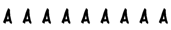 Batubatre Font Image