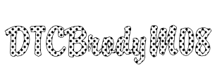 DTCBrodyM08 Font Image