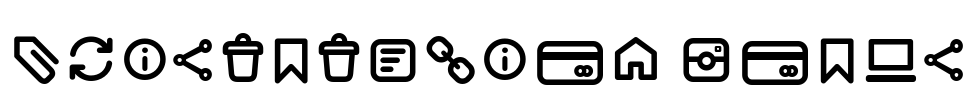 Aristotelica Icons Font Image