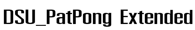 DSU_PatPong Extended Font Image