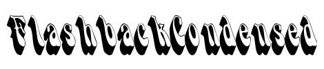 FlashbackCondensed Font Image