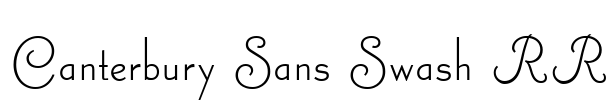 Canterbury Sans Swash RR