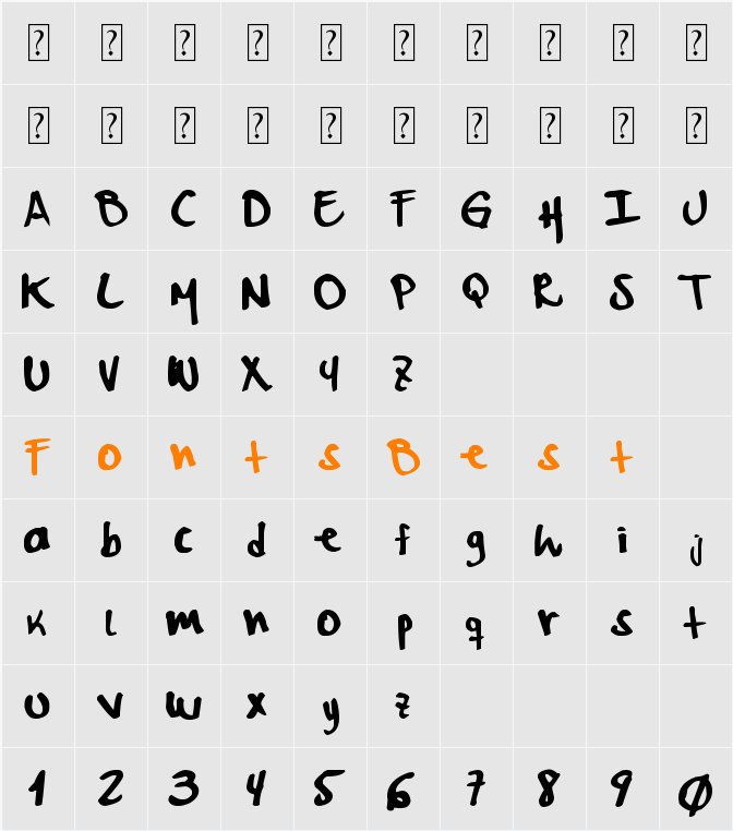 MyWord Character Map
