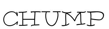 Chump Font Image