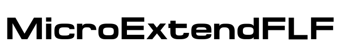 MicroExtendFLF Font Image