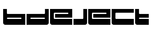 BDEject Font Image