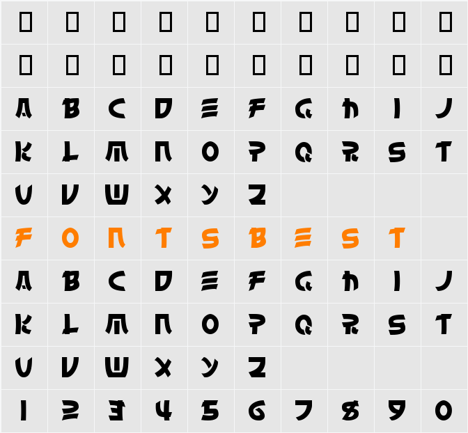 Chinyen Character Map