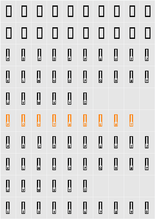 All That Jazz Character Map