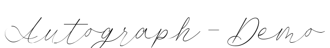 Autograph - Demo