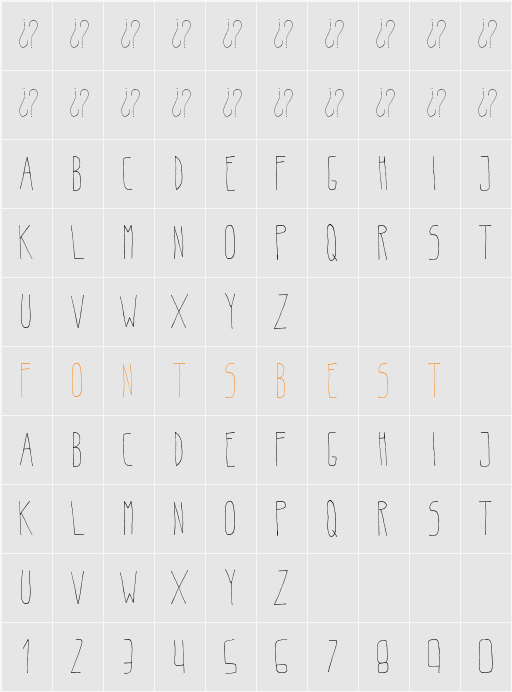 Belta Light Character Map