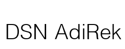 DSN AdiRek Font Image