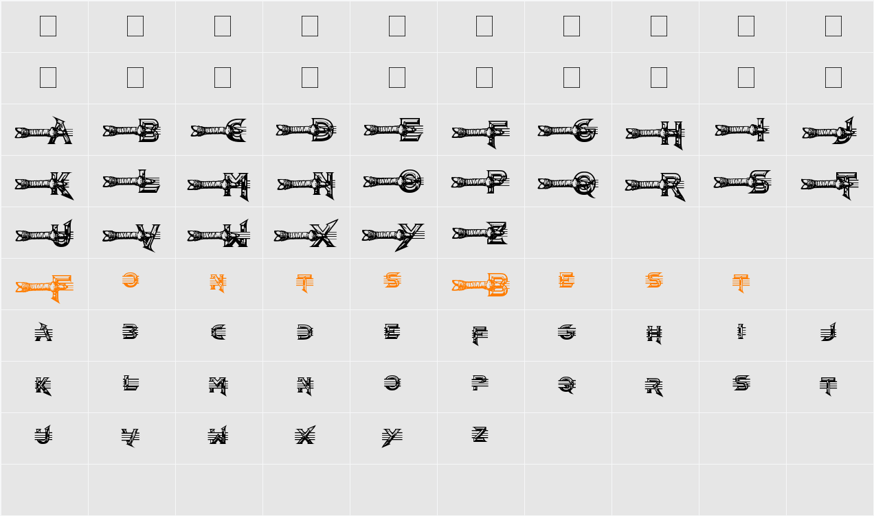 Barbarian Character Map