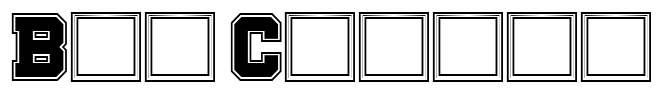 Big Campus Font Image