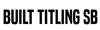 Built Titling Sb