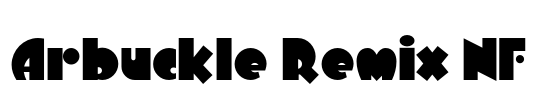Arbuckle Remix NF Font Image
