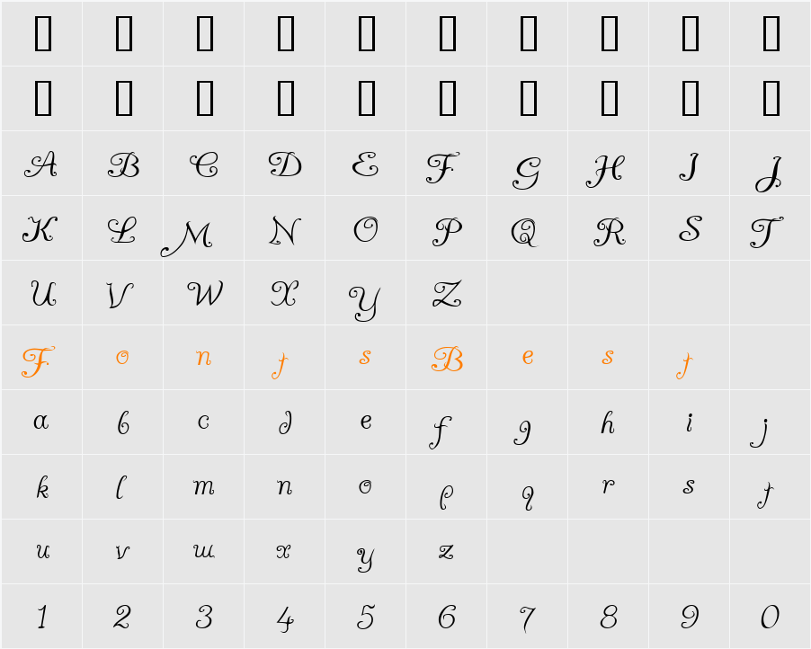 JI-Eddied Character Map