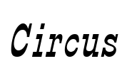 Circus Font Image