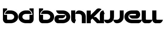 BD Bankwell Font Image