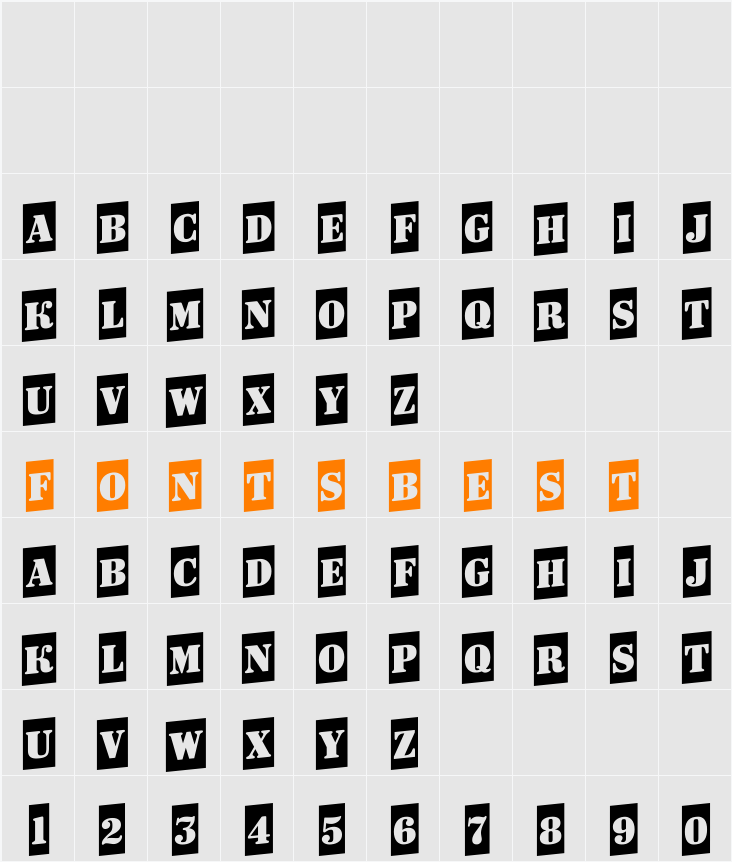 a_DodgerCmUp Character Map