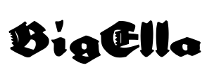 BigElla Font Image