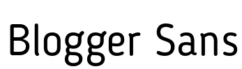 Blogger Sans