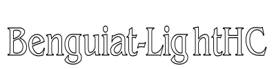 Benguiat-LightHC Font Image