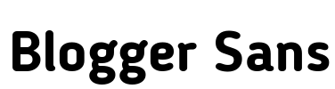 Blogger Sans Font Image
