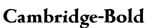 Cambridge-Bold
