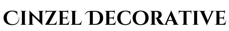 Cinzel Decorative Font Image