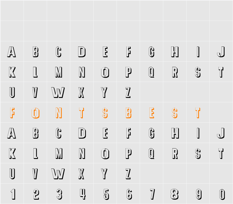 Army Watch Gleam Character Map