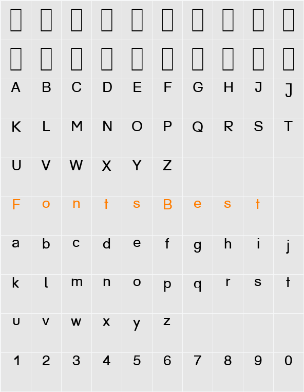 MathHigh Becker Character Map