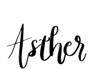Asther Font Image