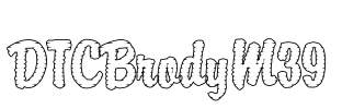 DTCBrodyM39 Font Image