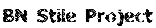 BN Stile Project Font Image