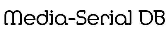 Media-Serial DB Font Image